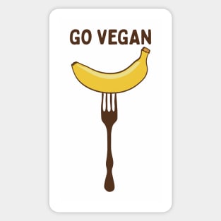 Go vegan Sticker